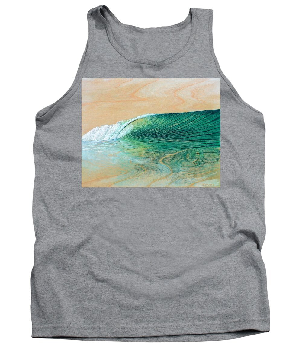 Surf Tank Top featuring the painting California Afternoon by Nathan Ledyard