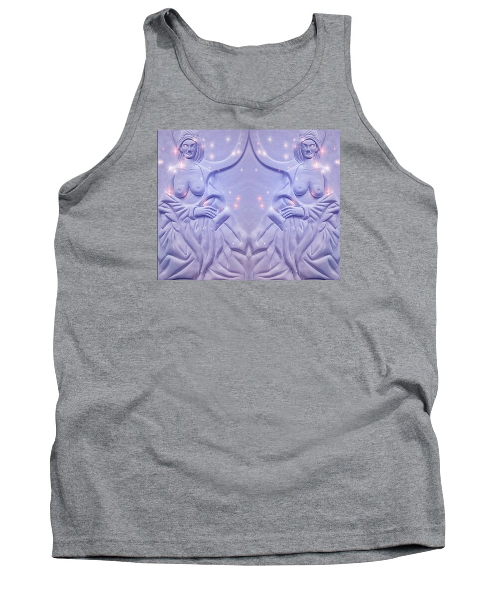 Gorgeous Tank Top featuring the relief Two Charming Women by Xueyin Chen