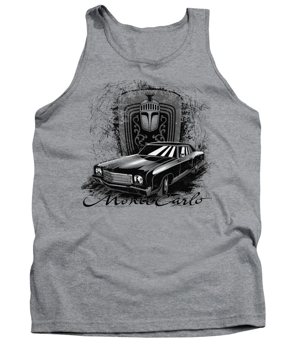  Tank Top featuring the digital art Chevrolet - Monte Carlo Drawing by Brand A