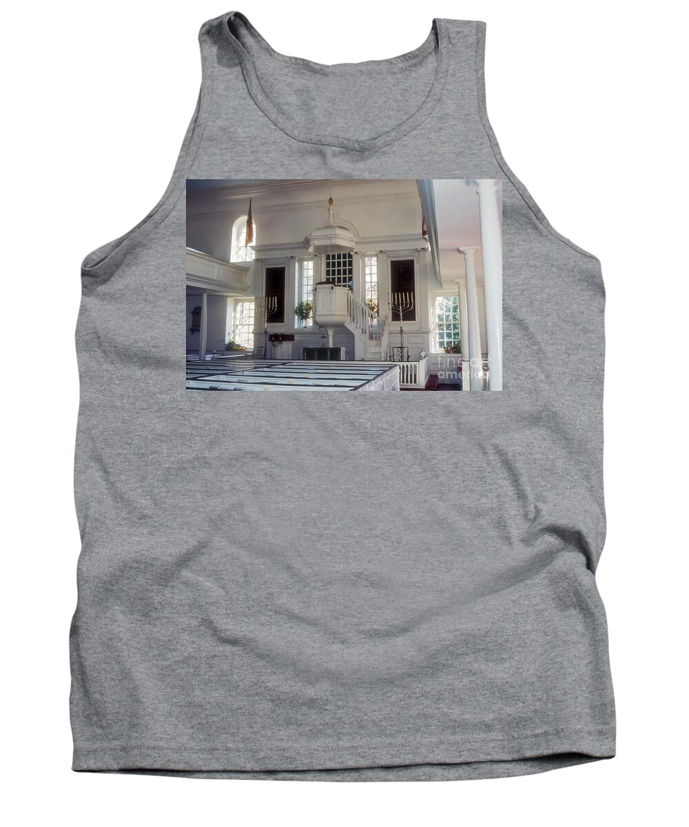 Alexandria Tank Top featuring the photograph Christ Church Interior by Bob Phillips