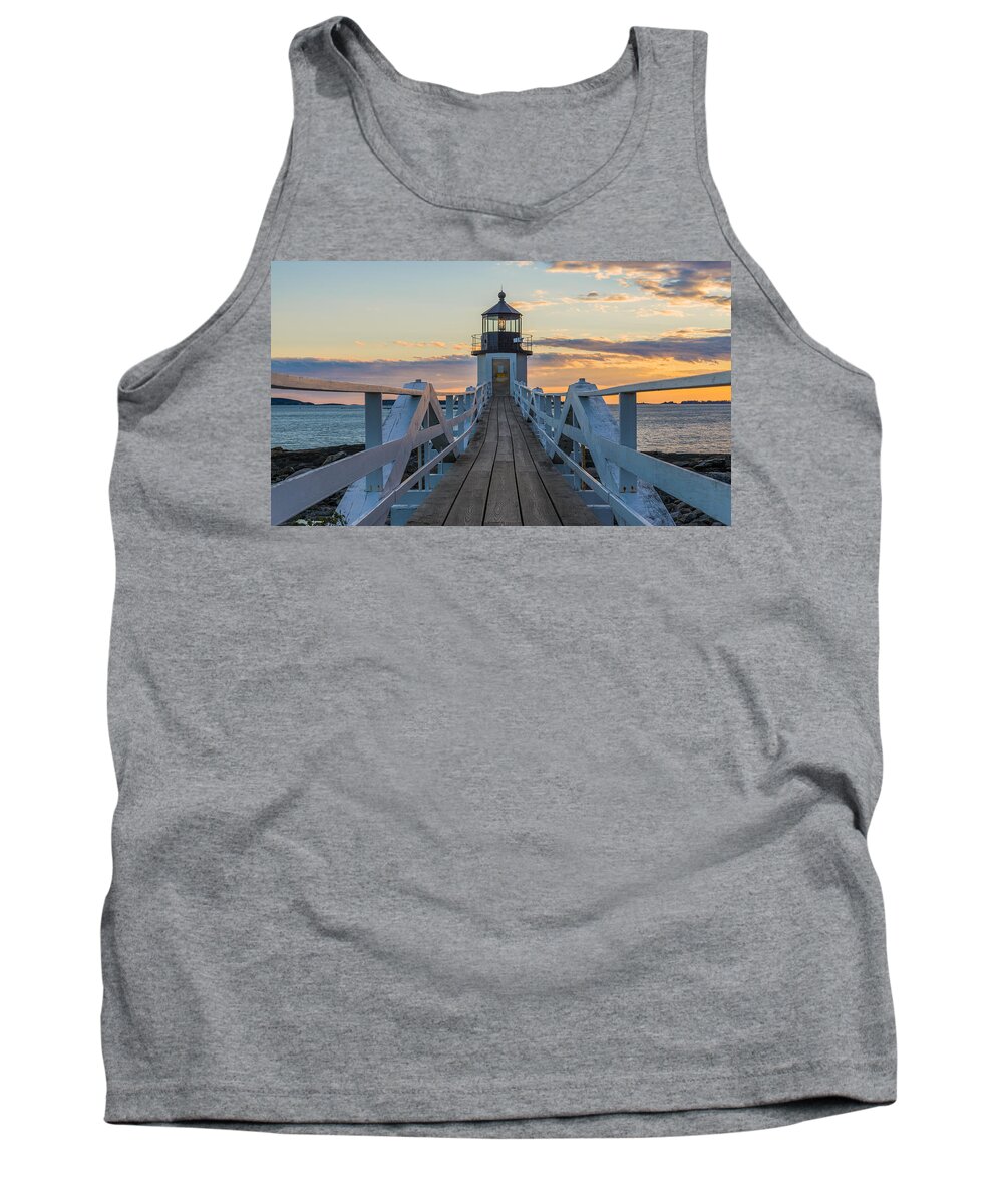 Maine Tank Top featuring the photograph Colorful Ending by Kristopher Schoenleber