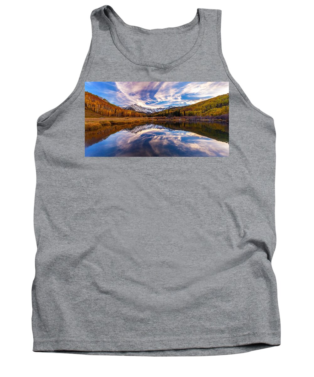 Nature Tank Top featuring the photograph Colorful Reflection by Steven Reed