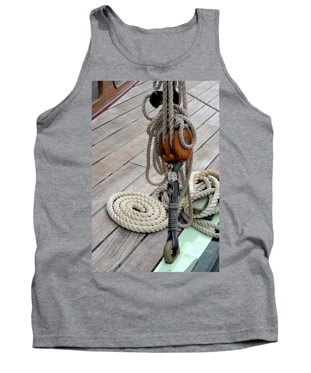 Ropes Tank Top featuring the photograph Colour Palette by Anthony Davey