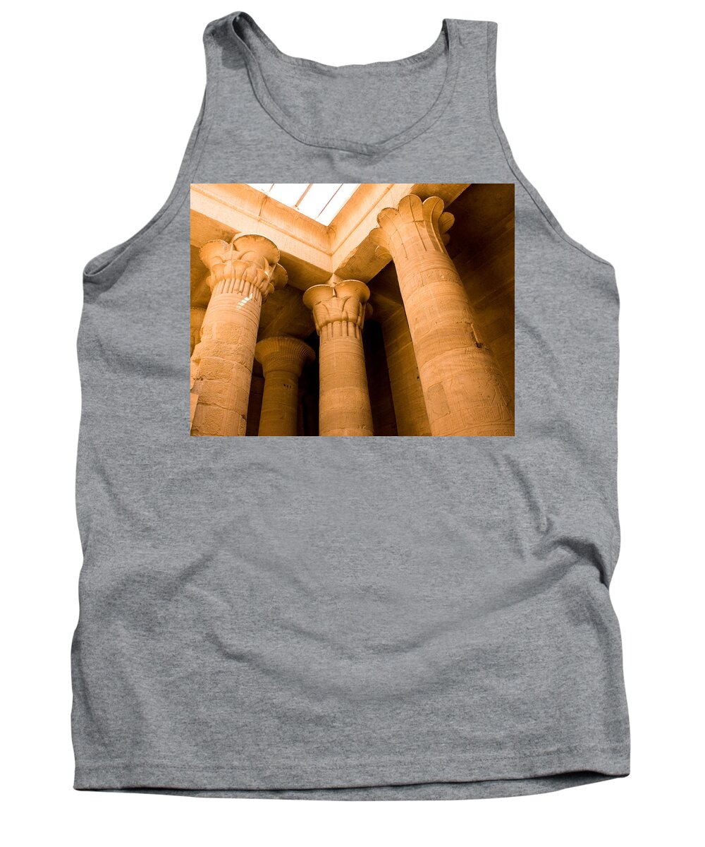  Tank Top featuring the photograph Column Head Art by James Gay