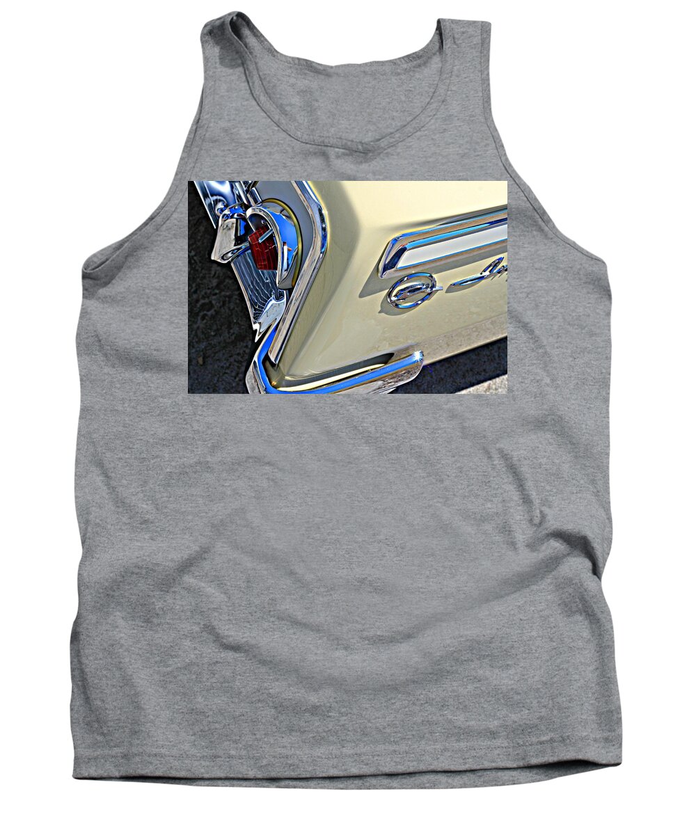 1962 Tank Top featuring the photograph Coronna Cream 1962 Impala by Steve Natale
