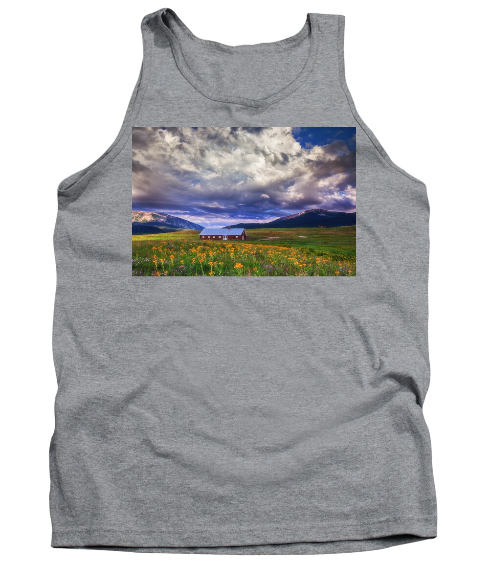 Crested Butte Tank Top featuring the photograph Crested Butte Morning Storm by Darren White