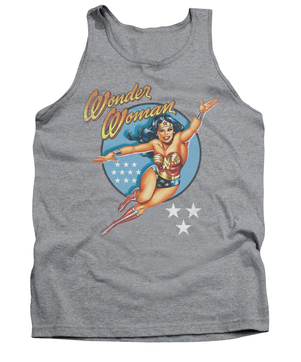  Tank Top featuring the digital art Dco - Wonder Woman Vintage by Brand A
