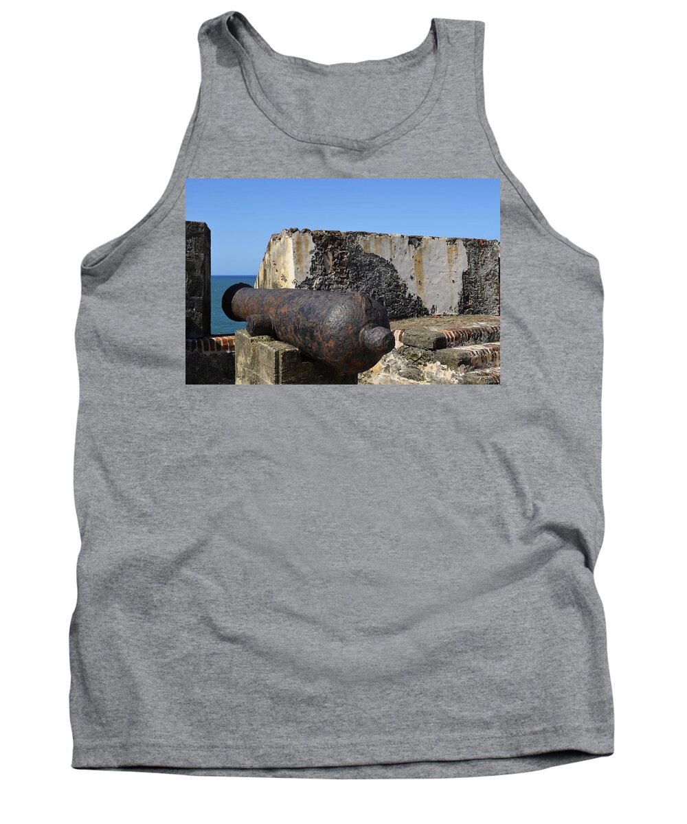 El Morro Tank Top featuring the photograph Defending The Fort by Shanna Hyatt