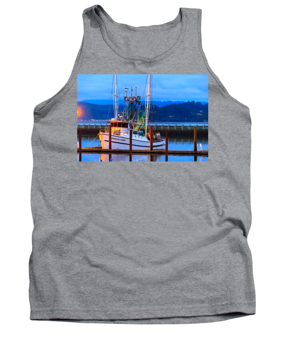 Boat Tank Top featuring the photograph Eddie and Rod by Chris Steele