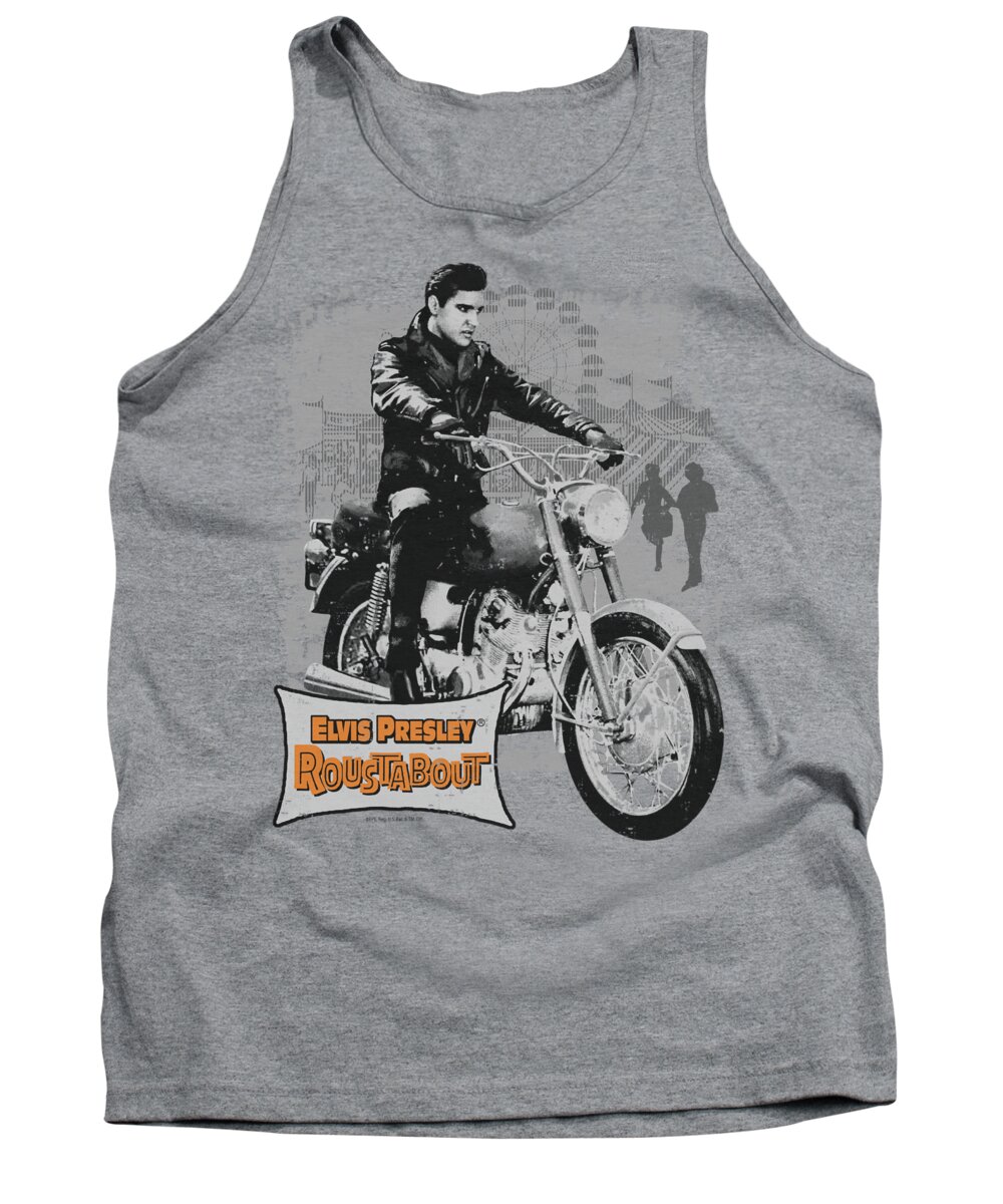 Elvis Tank Top featuring the digital art Elvis - Roustabout Poster by Brand A