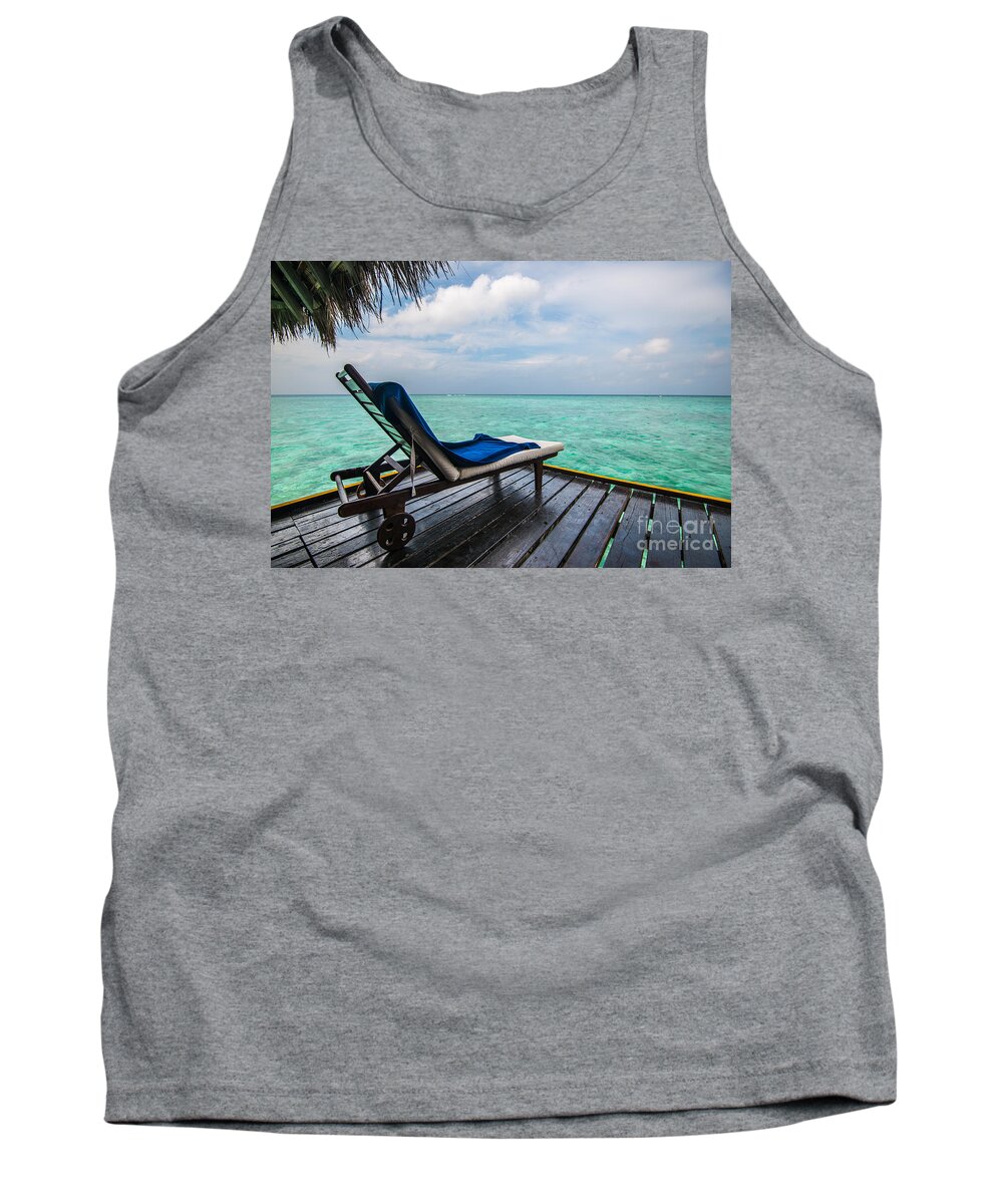 Beach Lounger Tank Top featuring the photograph Enjonying The Beautiful View by Hannes Cmarits