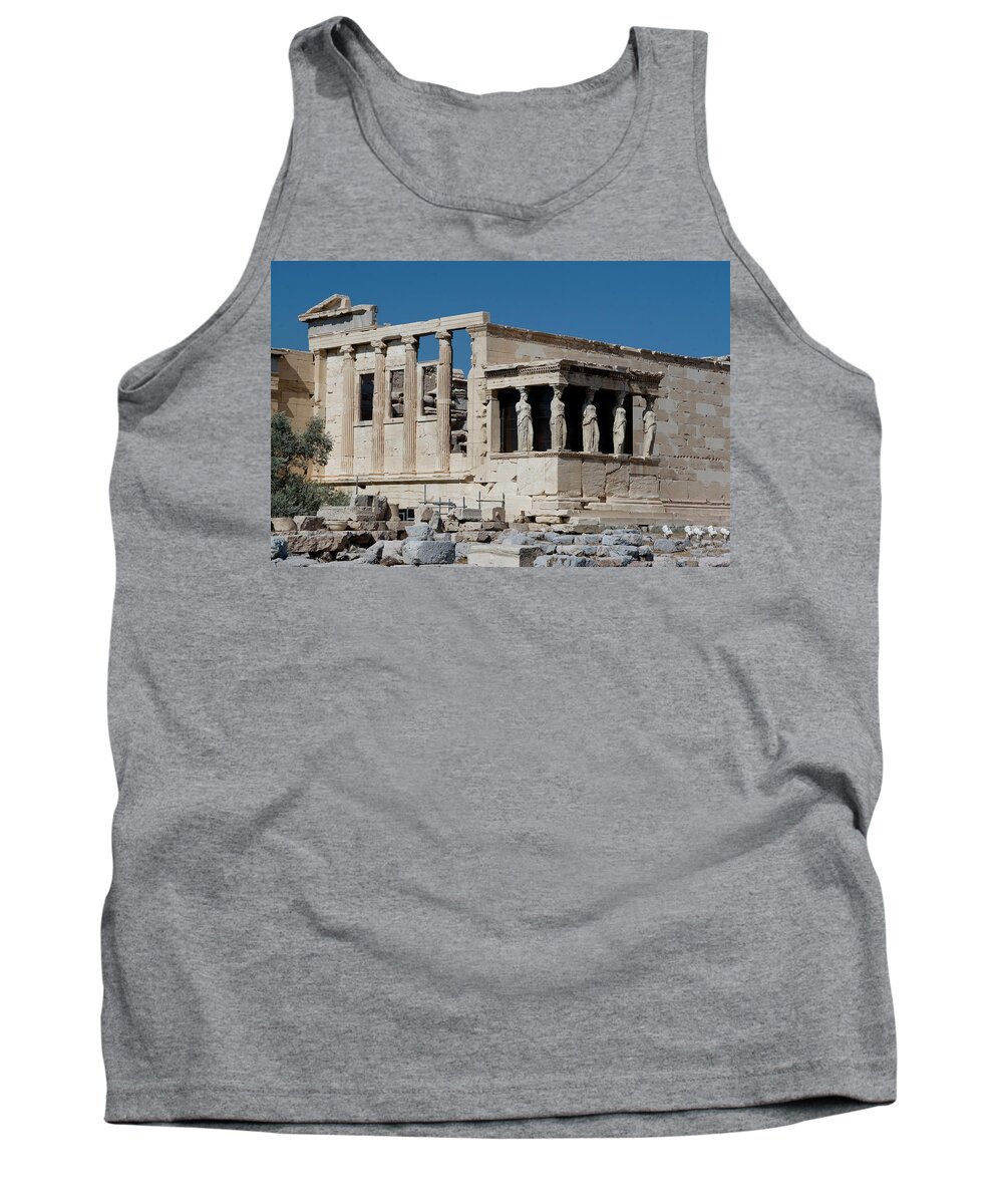 Athens Tank Top featuring the photograph Erechtheion with the Porch of Maidens by Lorraine Devon Wilke