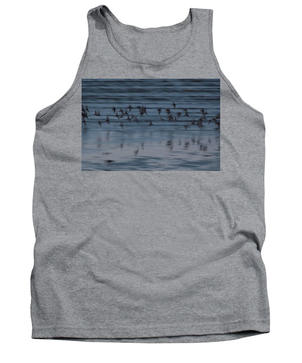Impressionist Tank Top featuring the photograph Evening Abstract by Alex Lapidus
