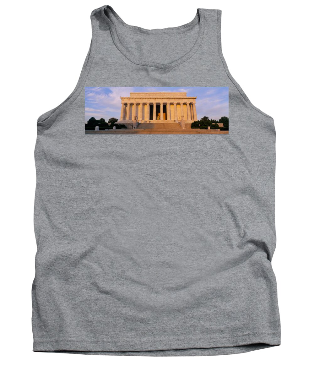 Photography Tank Top featuring the photograph Facade Of A Memorial Building, Lincoln by Panoramic Images