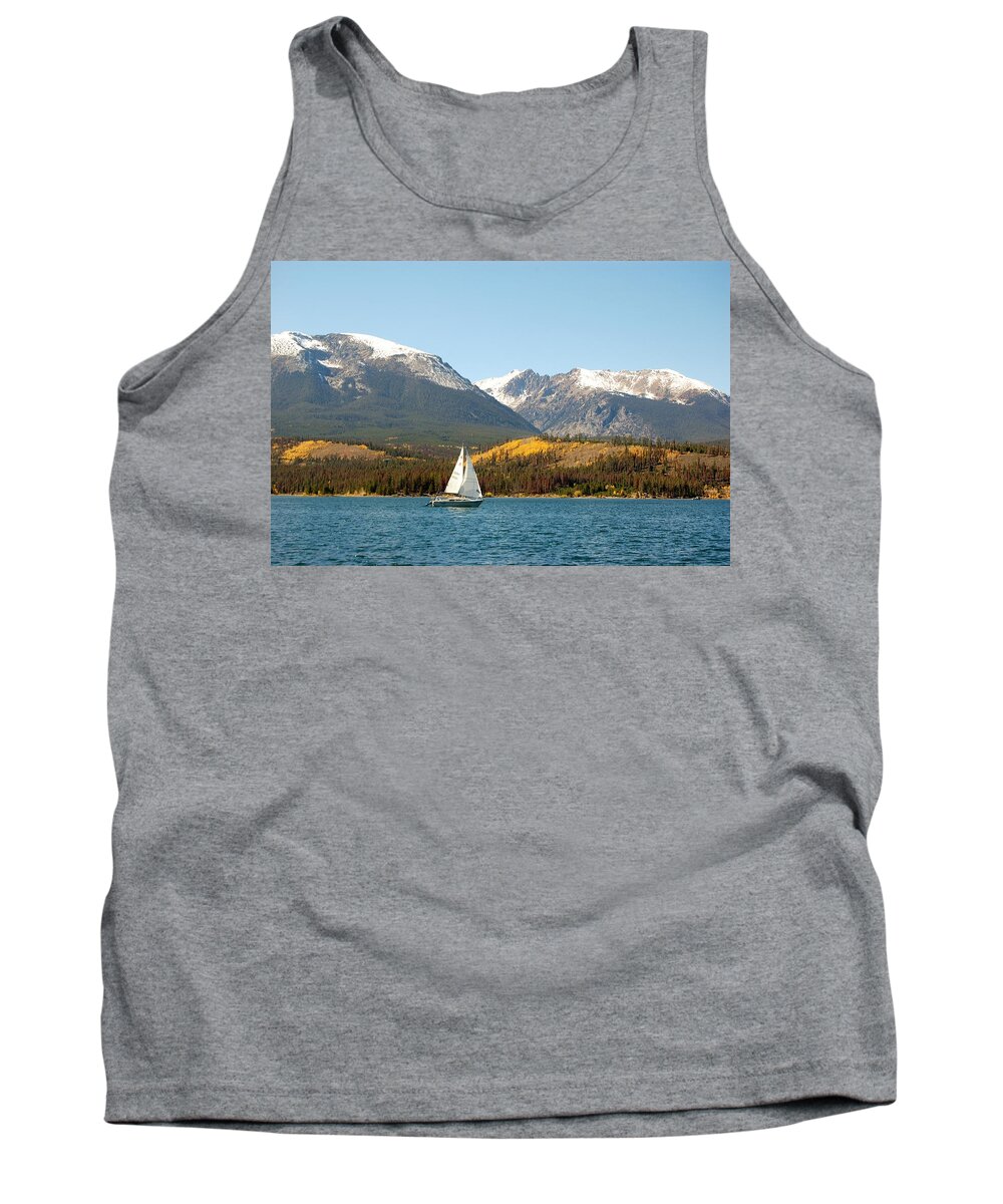 Sailing Tank Top featuring the photograph Fall in the Rockies by Christopher James