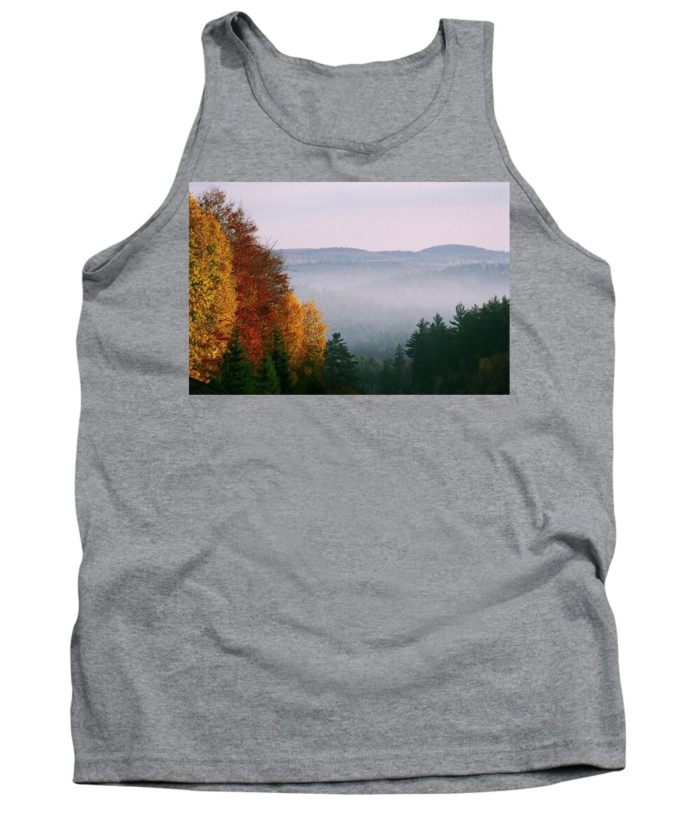 Fall Tank Top featuring the photograph Fall Morning by David Porteus