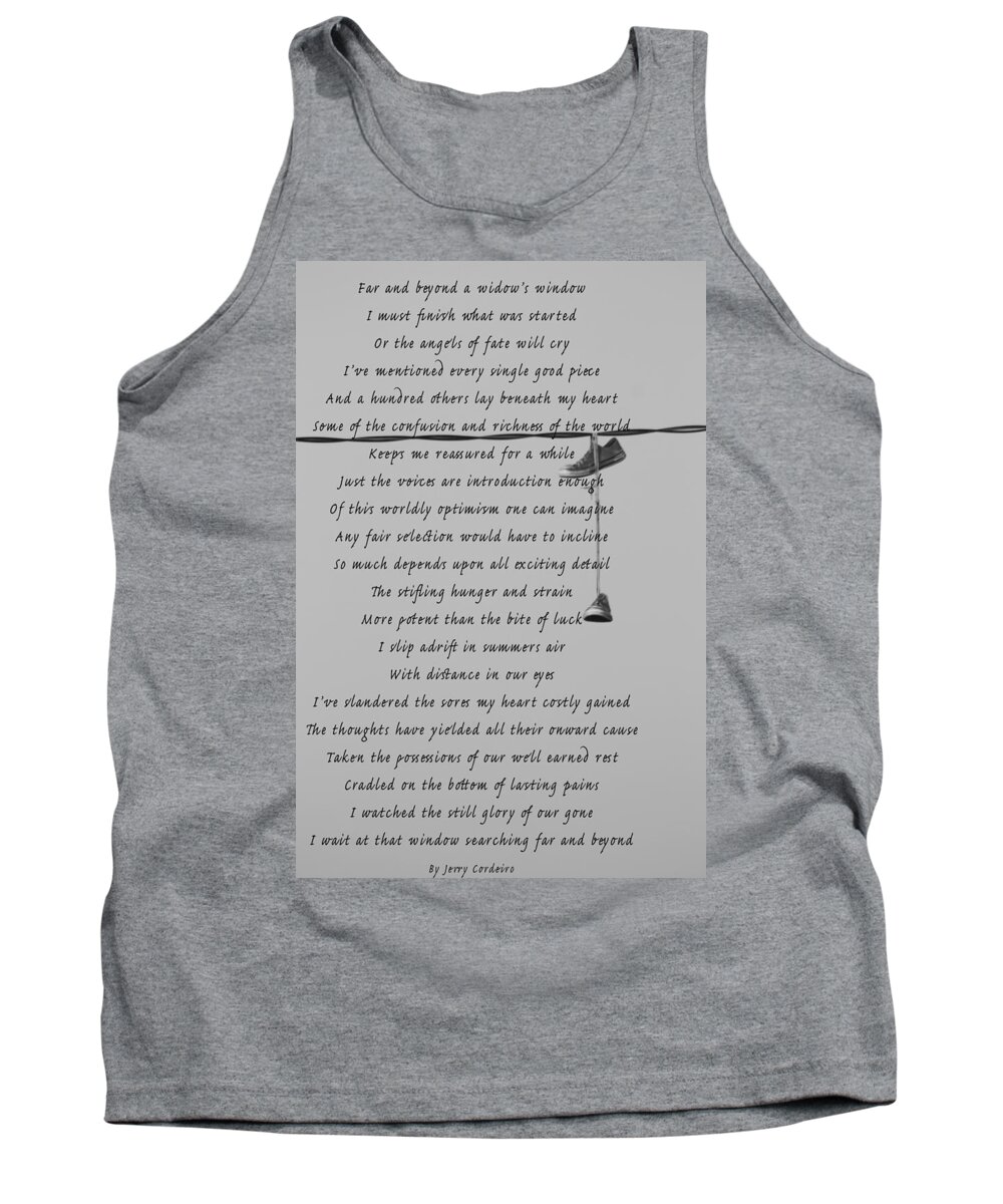 Poem Tank Top featuring the photograph Far And Beyond by J C