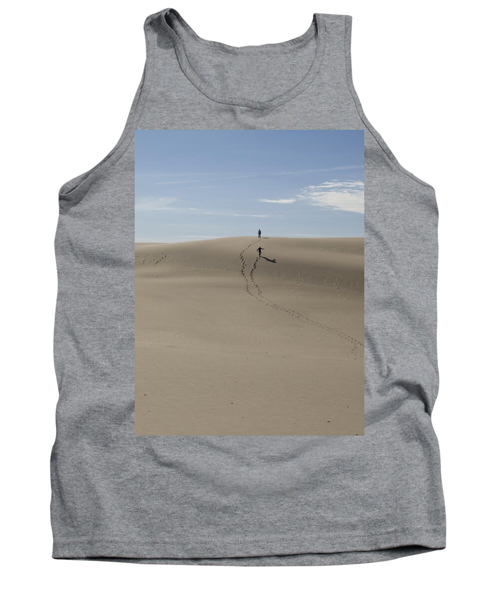Dunes Tank Top featuring the photograph Far Away in the Sand by Tara Lynn