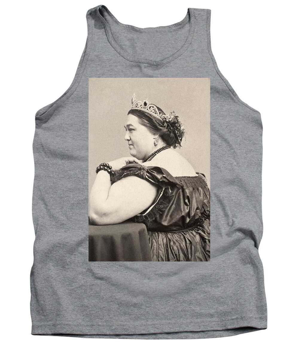 19th Century Tank Top featuring the photograph Fat Lady, 19th Century by Granger