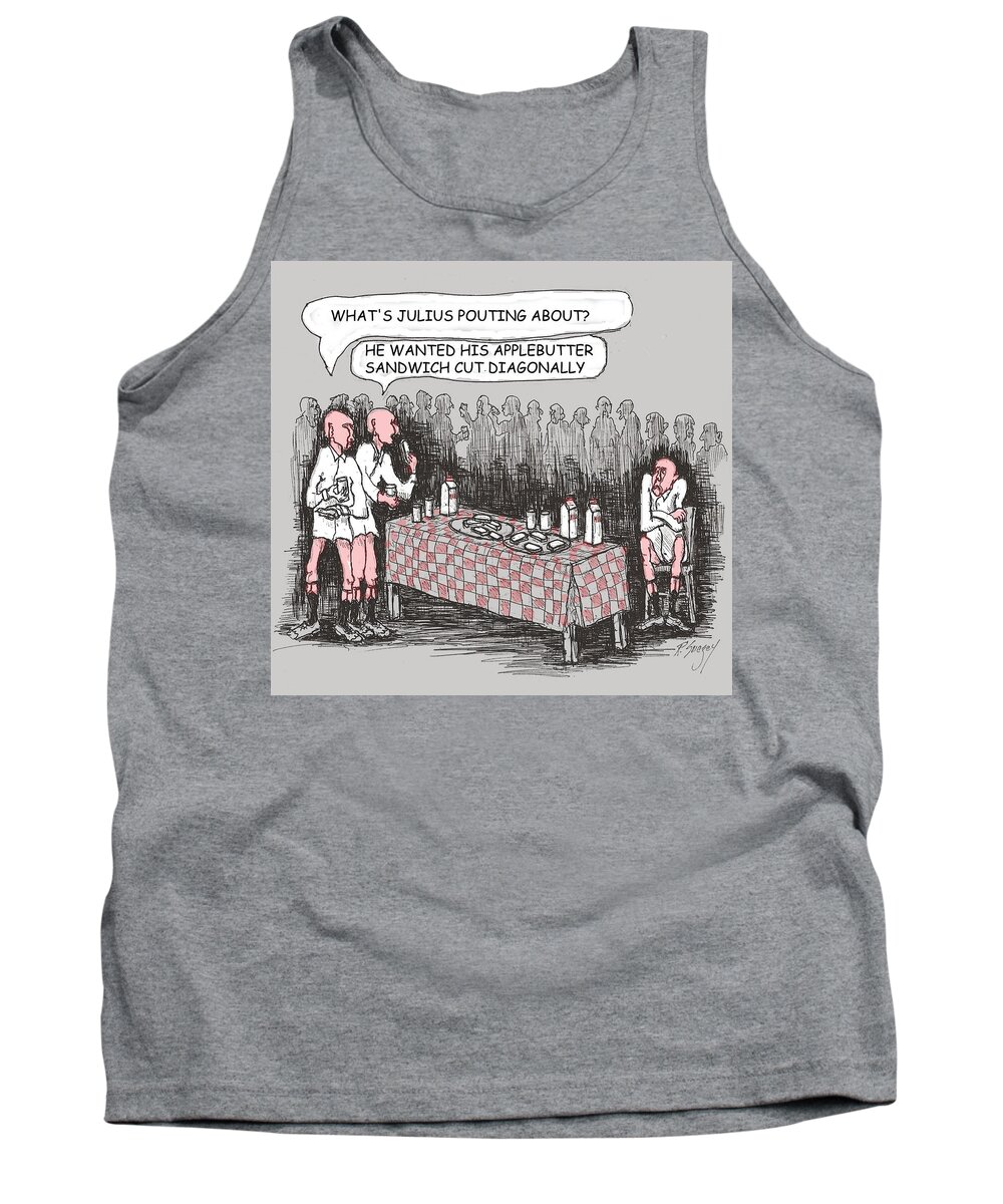 Tank Top featuring the digital art Feral Coot Really Upset by R Allen Swezey