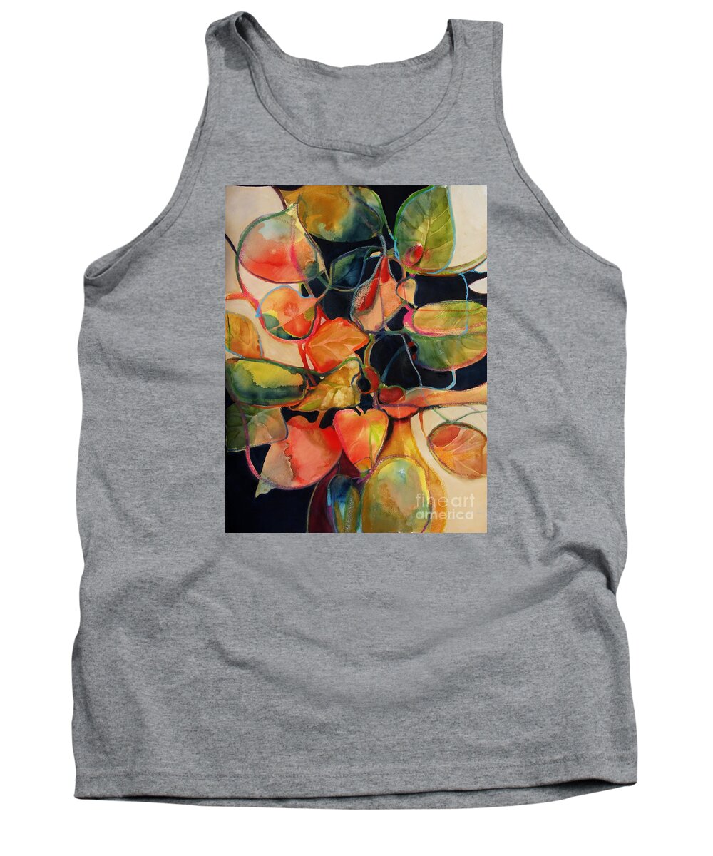 Flowers Tank Top featuring the painting Flower Vase No. 5 by Michelle Abrams
