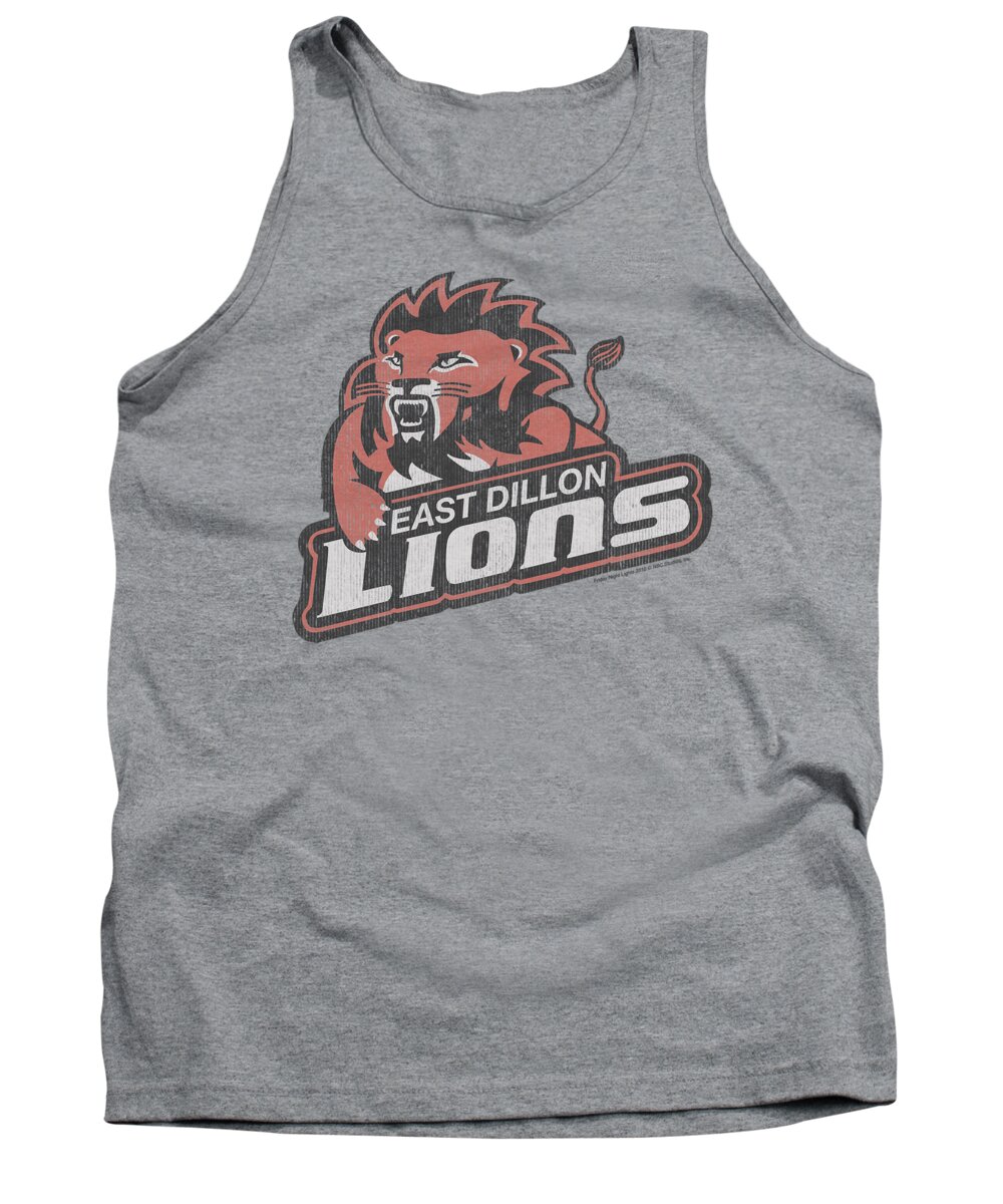 Friday Night Lights Tank Top featuring the digital art Friday Night Lts - East Dillion Lions by Brand A