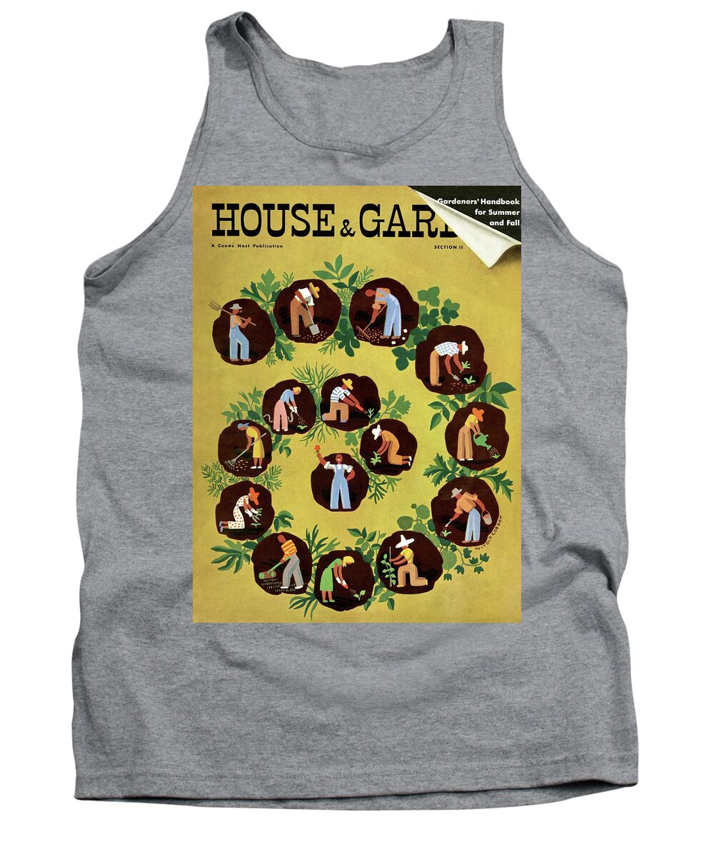 House And Garden Tank Top featuring the photograph Gardeners And Farmers by Witold Gordon