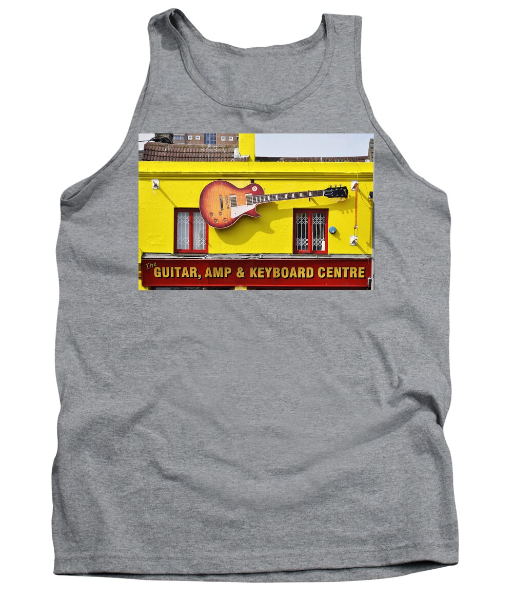 Guitar Tank Top featuring the photograph Giant Gibson Les Paul by Dutourdumonde Photography