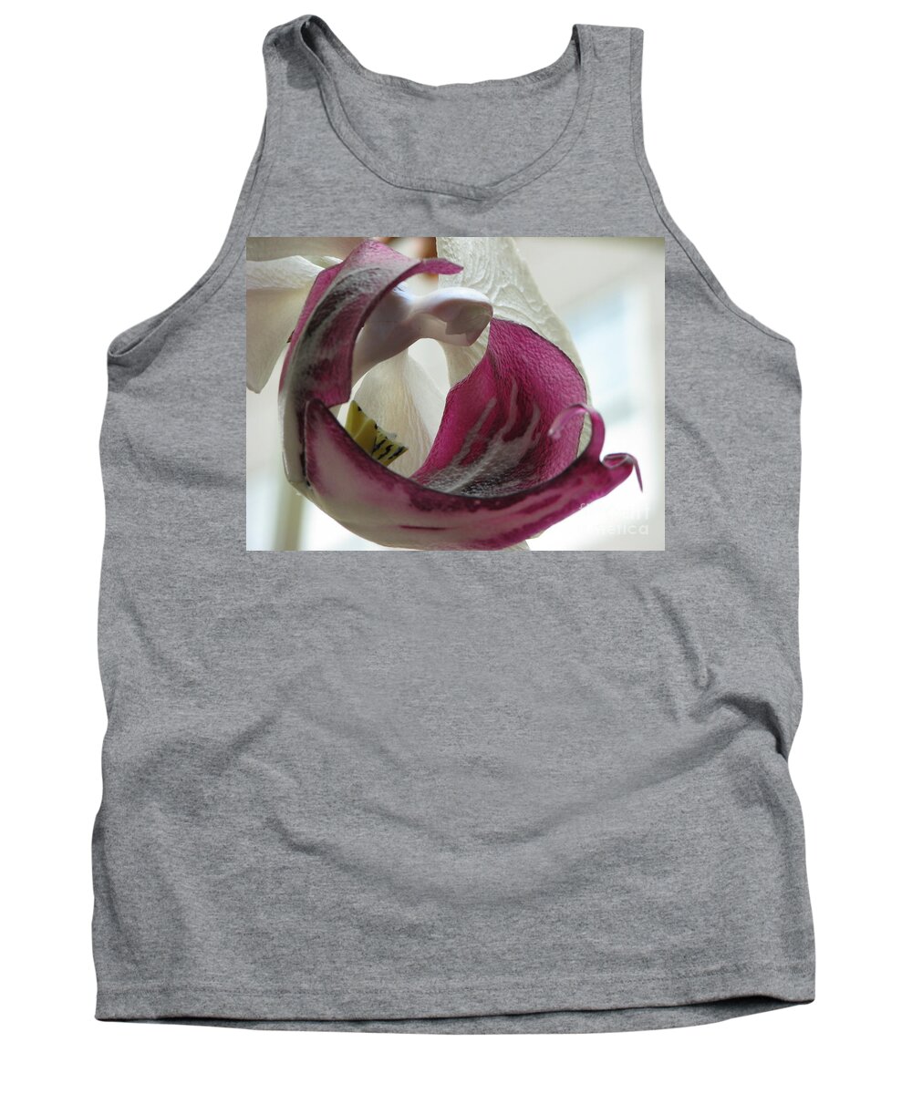Orchid Tank Top featuring the photograph Glass Beauty by Michael Krek