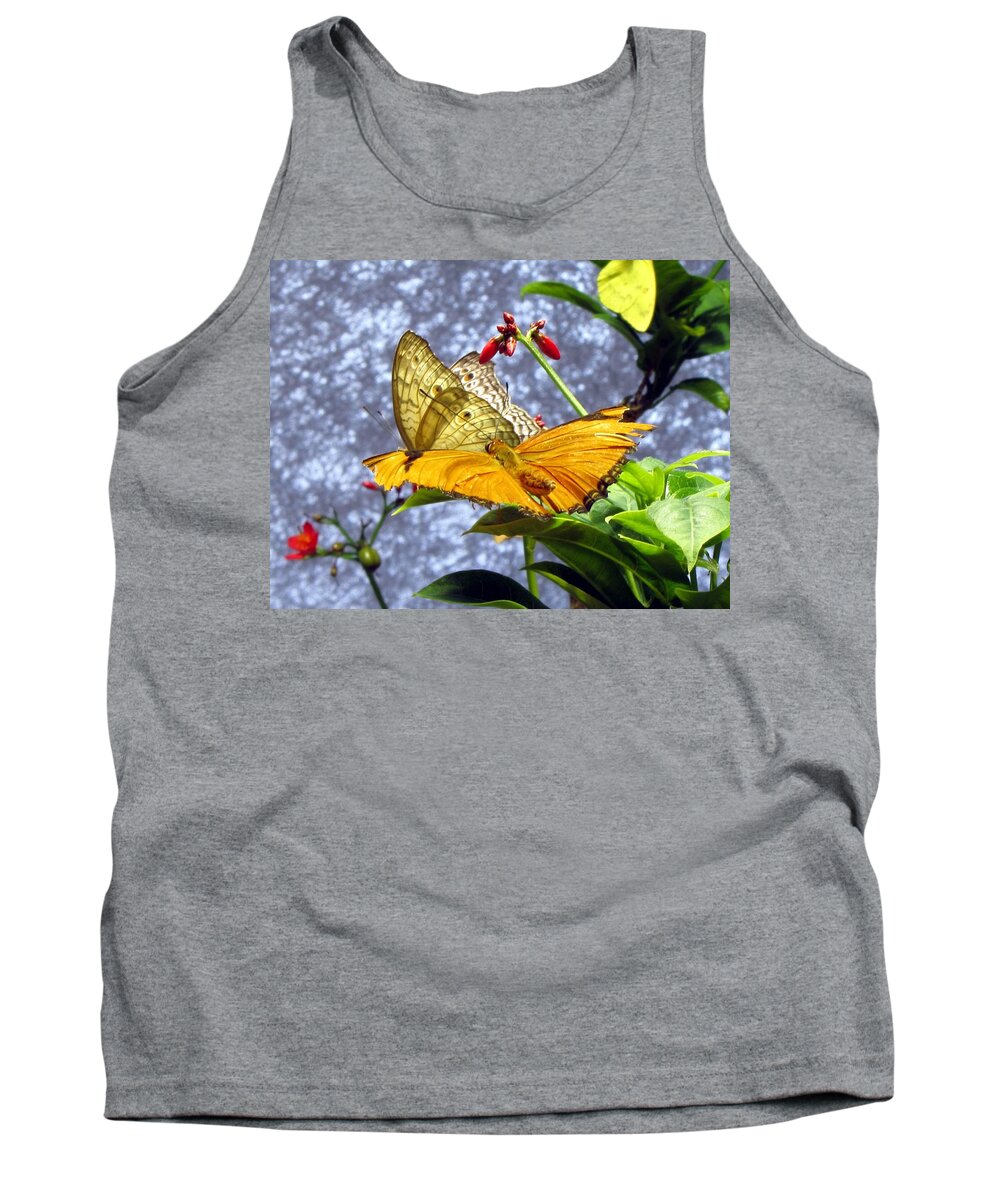 Wings Tank Top featuring the photograph Gold on Gold by Jennifer Wheatley Wolf
