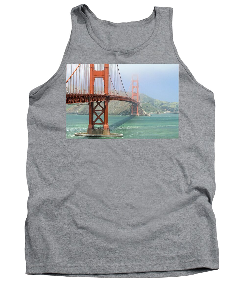 Made In America Tank Top featuring the photograph Golden Gate by Steven Bateson