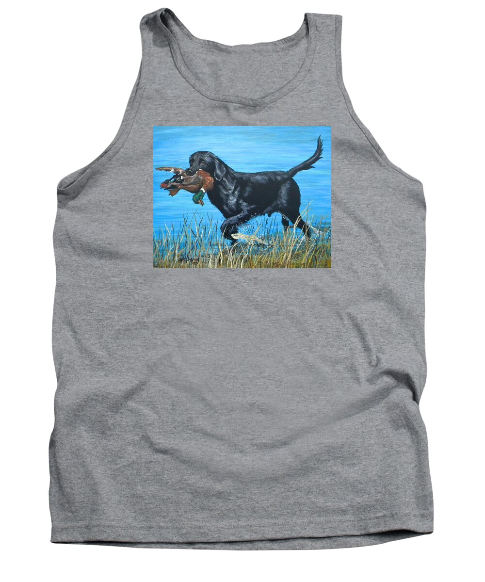  Dog Tank Top featuring the painting Good Dog by Jeanette Jarmon