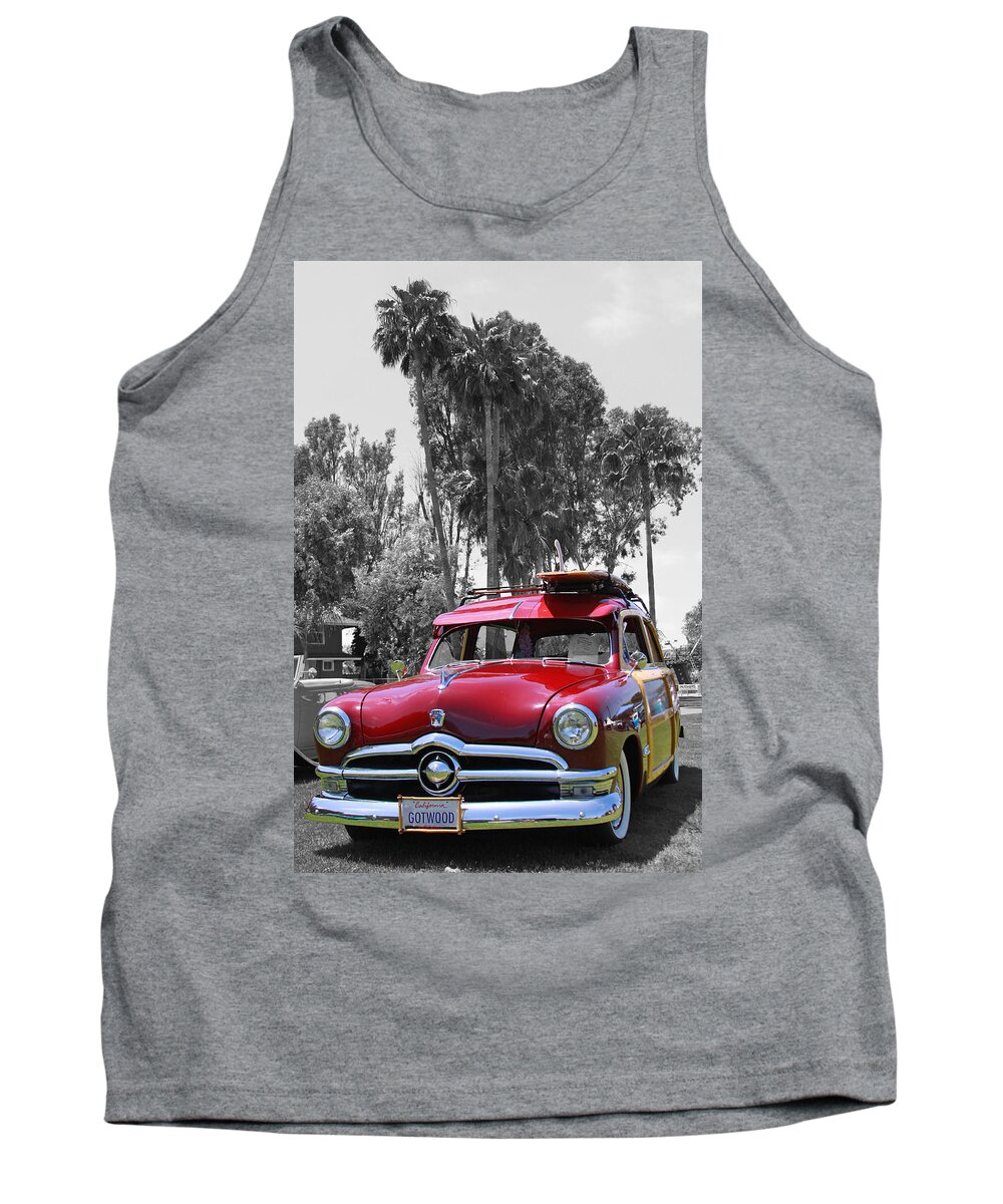 Classic Car Tank Top featuring the photograph Got Wood? by Shoal Hollingsworth