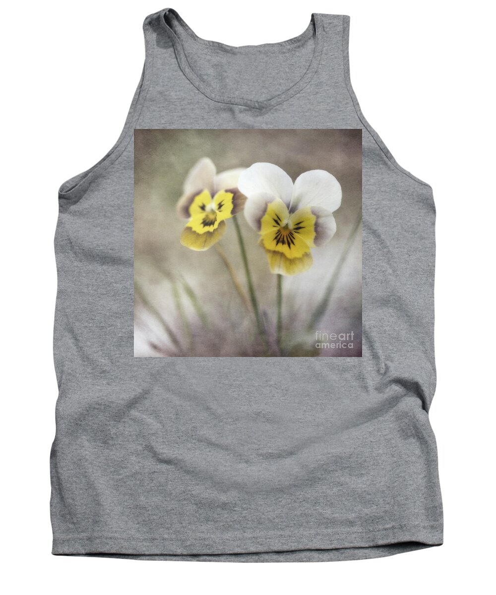 Pansy Tank Top featuring the photograph Growing Wild by Priska Wettstein