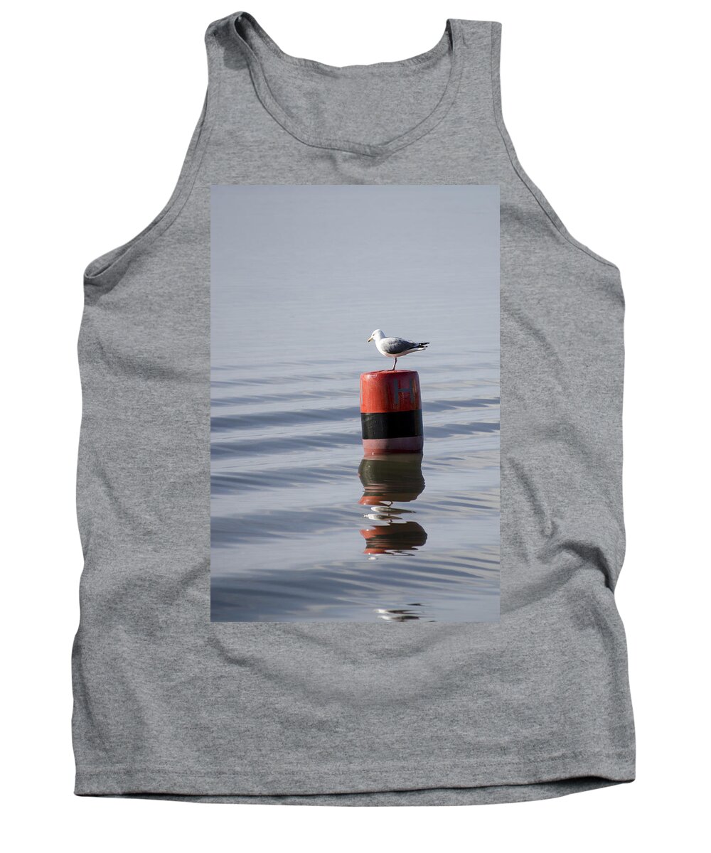 Sand Tank Top featuring the photograph Gull by Spikey Mouse Photography