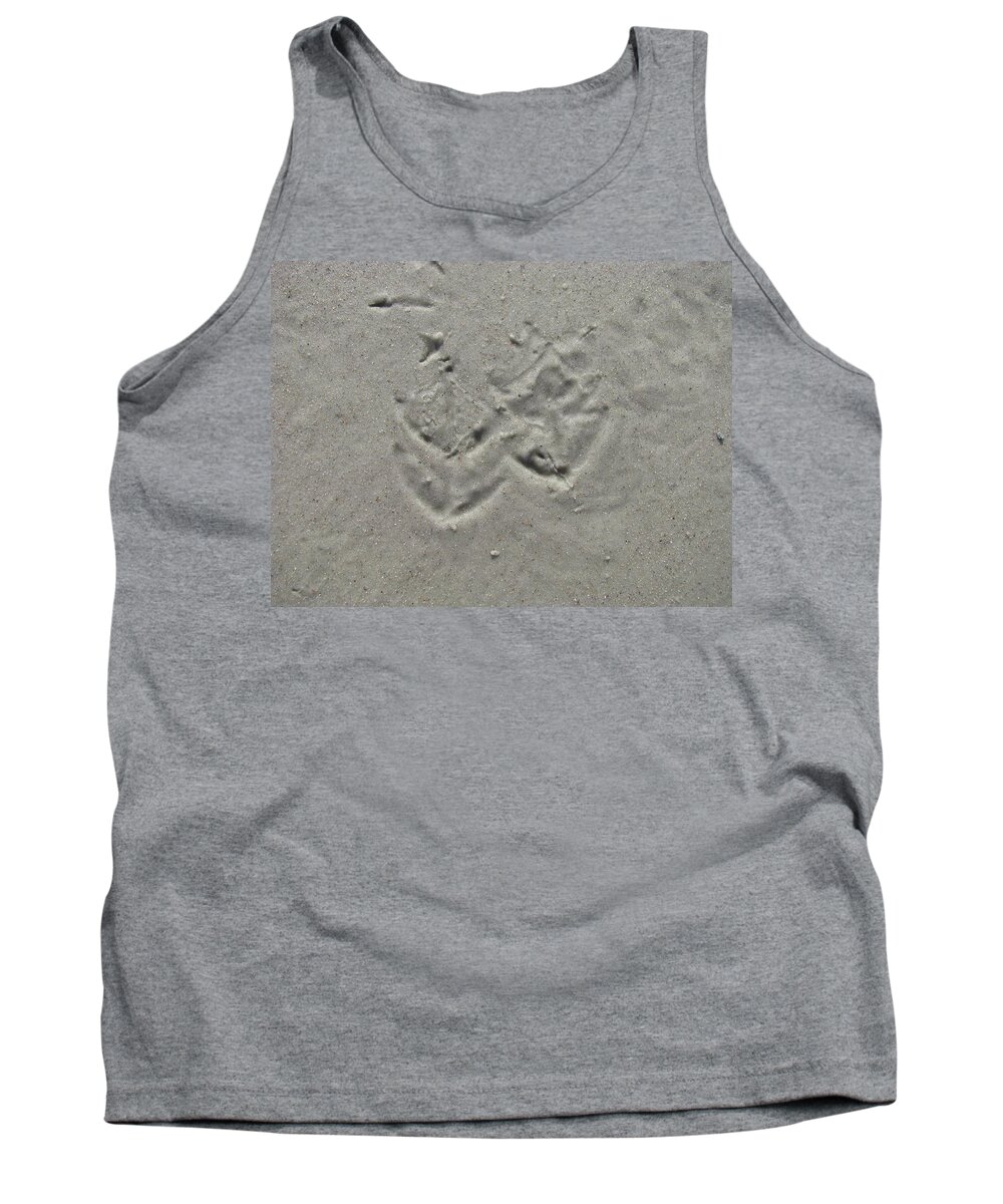 Landscape Tank Top featuring the photograph Gull Prints by Ellen Meakin