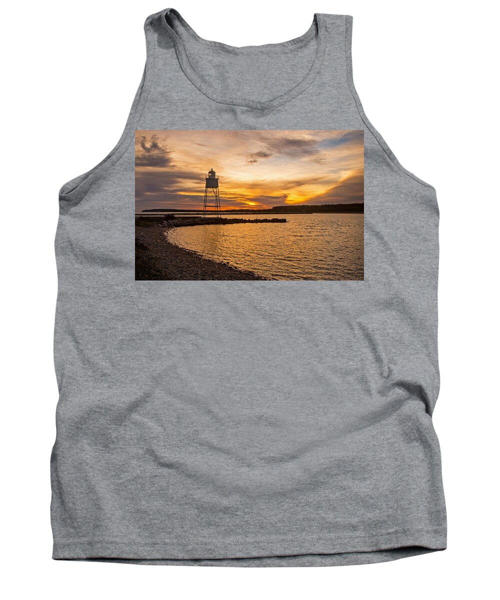 Sunrise Tank Top featuring the photograph Harbor Sunrise by Gary McCormick