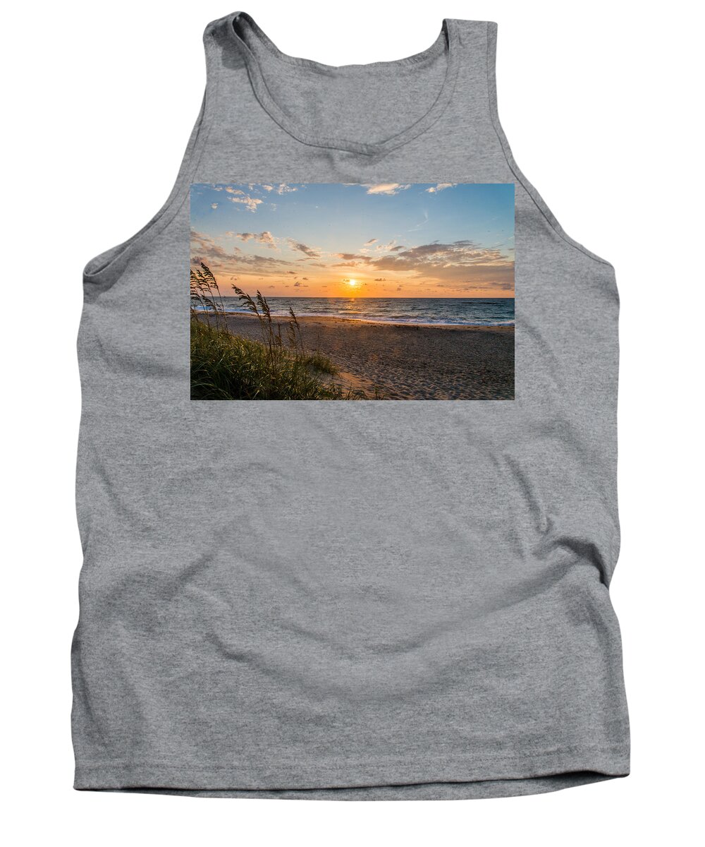 Cape Tank Top featuring the photograph Hatteras Sunrise by Stacy Abbott