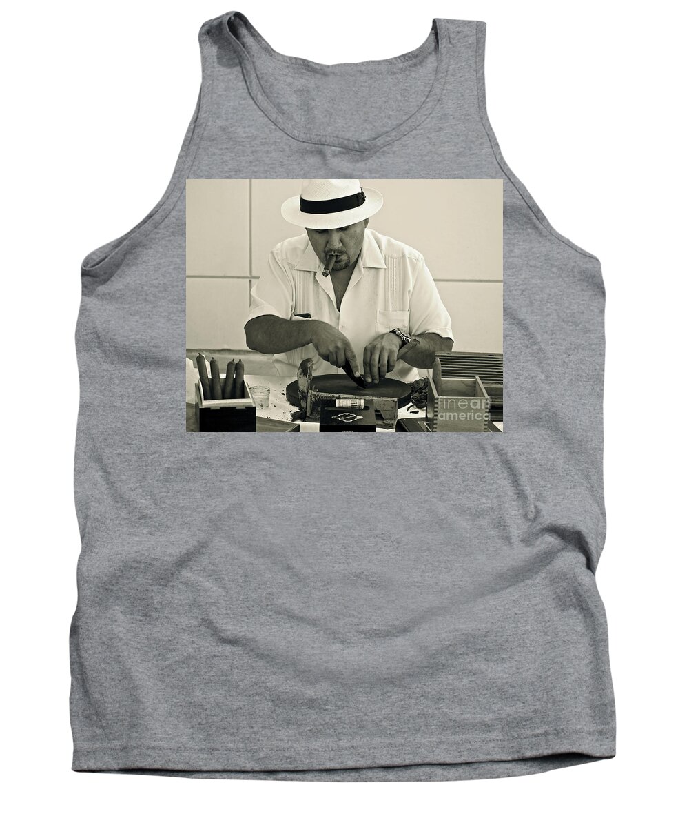 Cigar Tank Top featuring the photograph Have A Cigar by Gwyn Newcombe