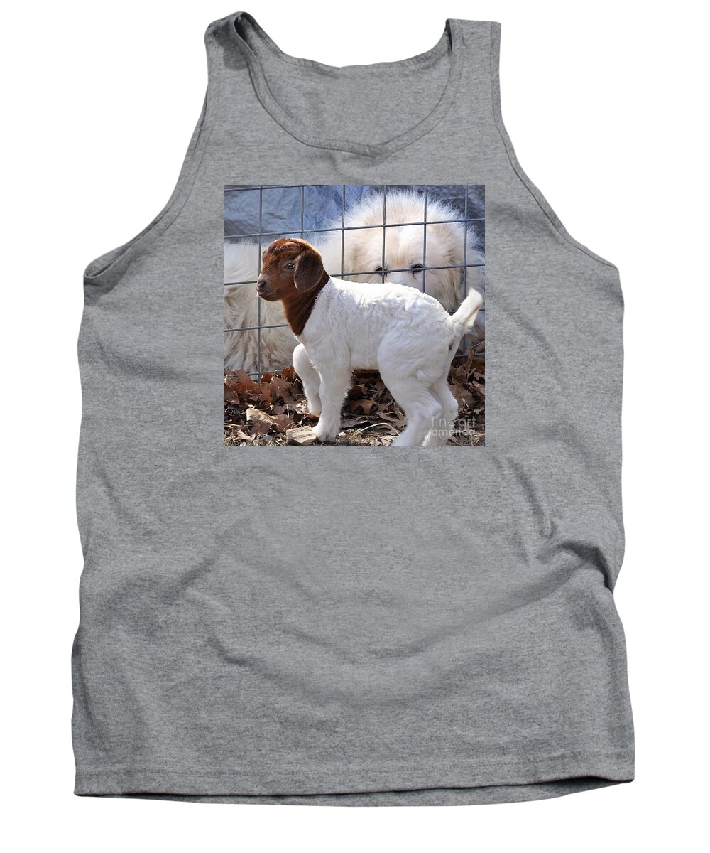 Nature Tank Top featuring the photograph He Watches Over Me by Nava Thompson
