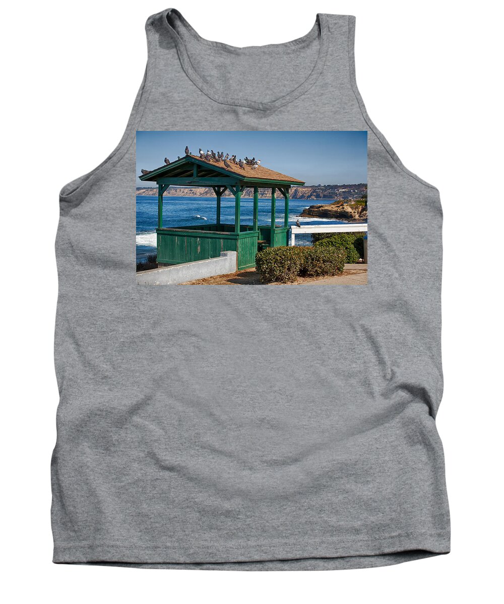 California Tank Top featuring the photograph Home by the Sea by Peter Tellone