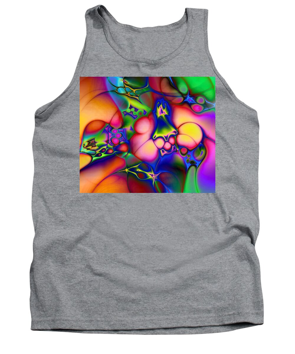 Abstract Tank Top featuring the digital art I Don't Think We're In Kansas Anymore by Casey Kotas