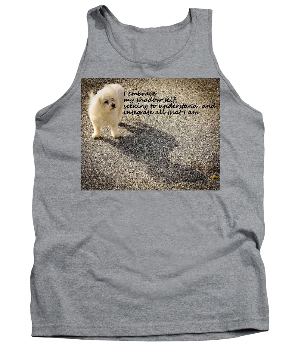 Affirmations Tank Top featuring the photograph I Embrace by Patrice Zinck