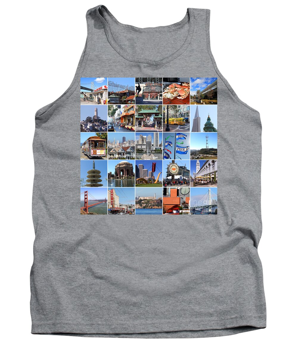 Wingsdomain Tank Top featuring the photograph I Left My Heart In San Francisco 20150103 by Wingsdomain Art and Photography