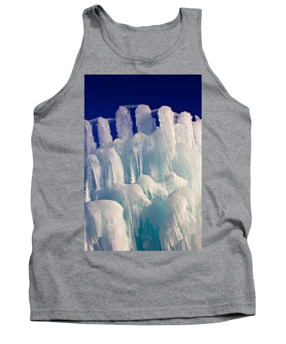 2013 Tank Top featuring the photograph Ice Abstract 1 by Christie Kowalski