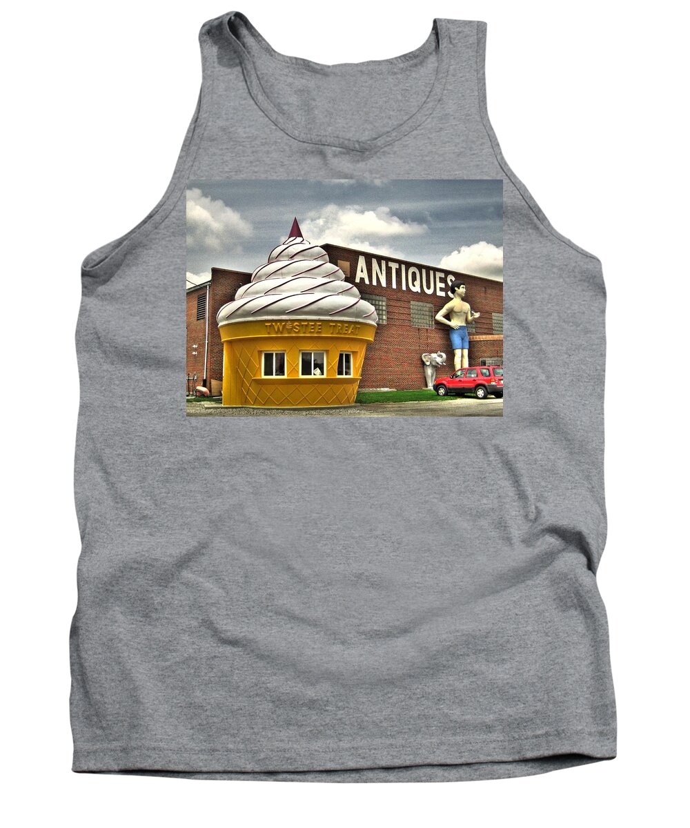 Ice Cream Tank Top featuring the photograph Ice cream by Jane Linders