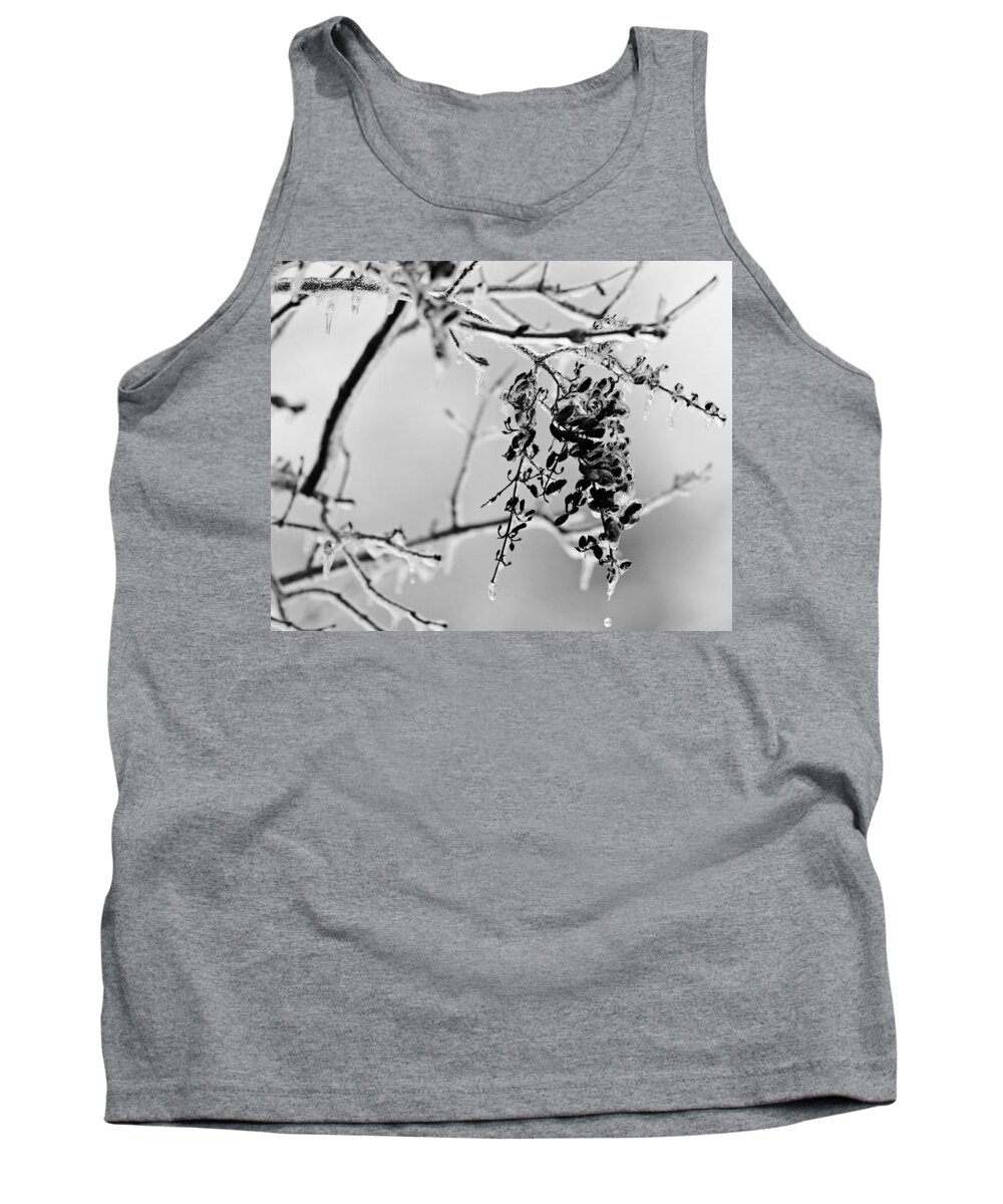 Ice Tank Top featuring the photograph Ice Melting by Sandy Keeton