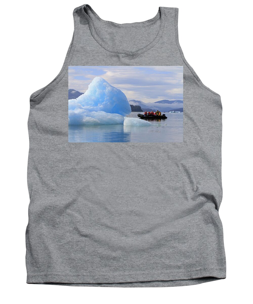 Iceberg Tank Top featuring the photograph Iceberg Ahead by Shoal Hollingsworth