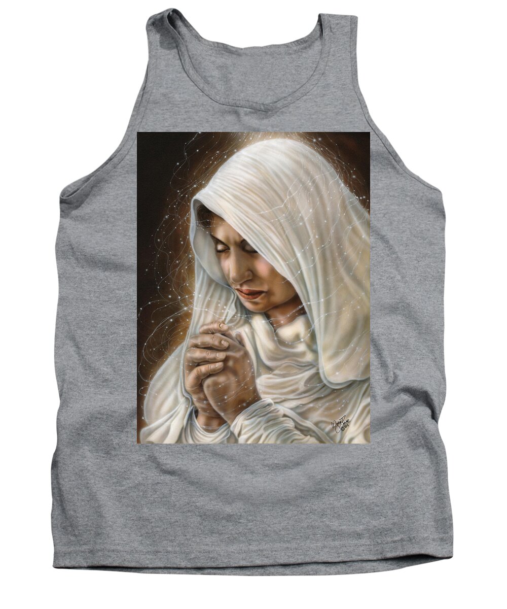 North Dakota Artist Tank Top featuring the painting Immaculate Conception - Mothers Joy by Wayne Pruse