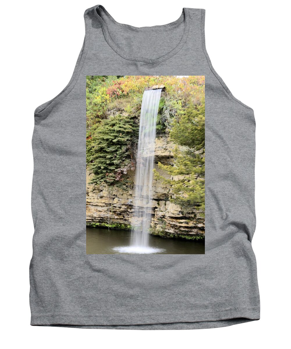 Falls Tank Top featuring the photograph Iowa Falls by Bonfire Photography